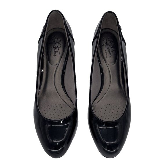 LIFE STRIDE Soft System Women Shoes 11 M Black Heels patent leather - Picture 3 of 11